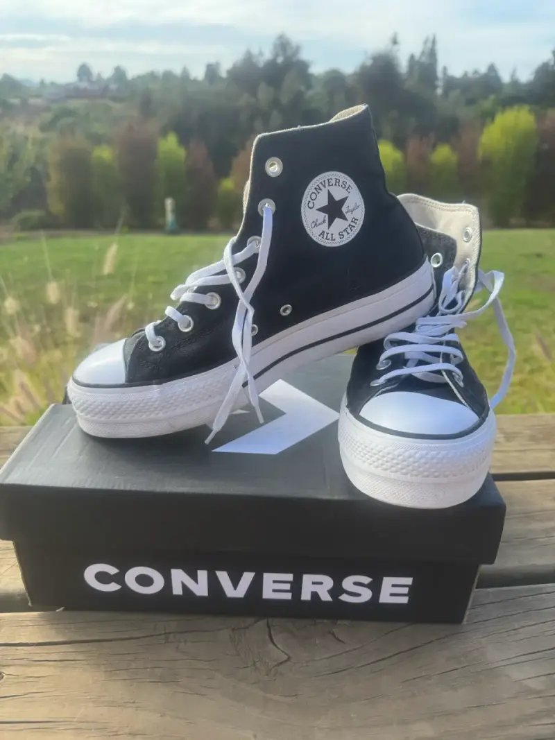 Zapatillas Converse negras mujer - 3