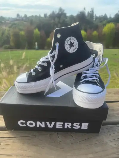 Zapatillas Converse negras mujer - miniatura 3
