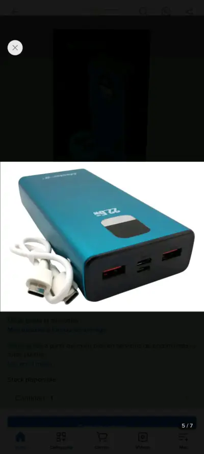 Power Bank Master-G 20000mAh Azul - miniatura 1