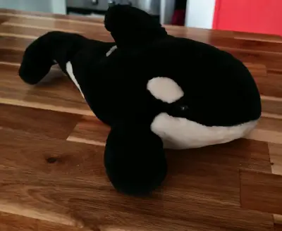 Peluche de orca suave y adorable - miniatura 2