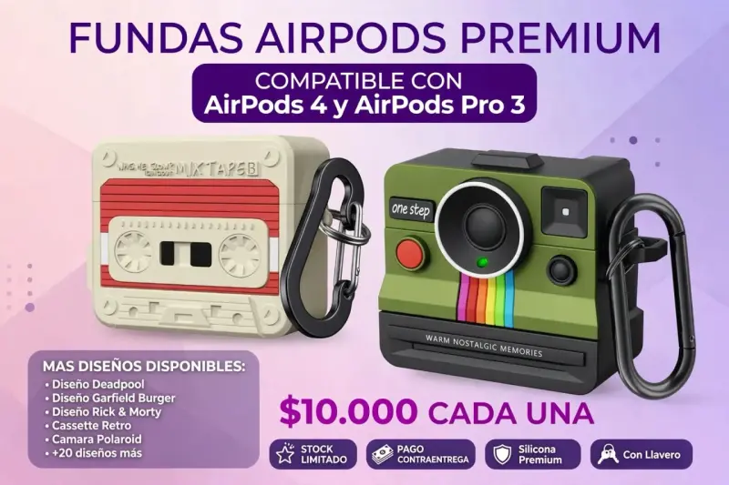Mouse+mouse pad y fundas AirPods - 1