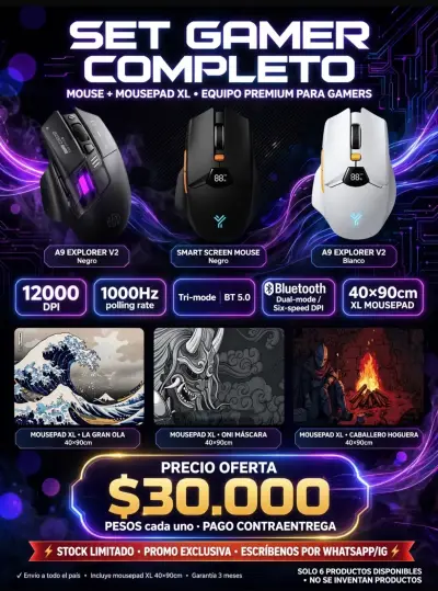 Mouse+mouse pad y fundas AirPods - miniatura 2