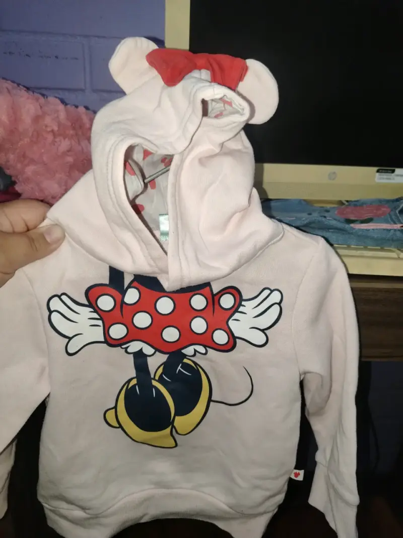 Polerón Infantil Minnie Mouse con Capucha - 2