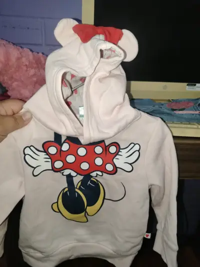 Polerón Infantil Minnie Mouse con Capucha - miniatura 2