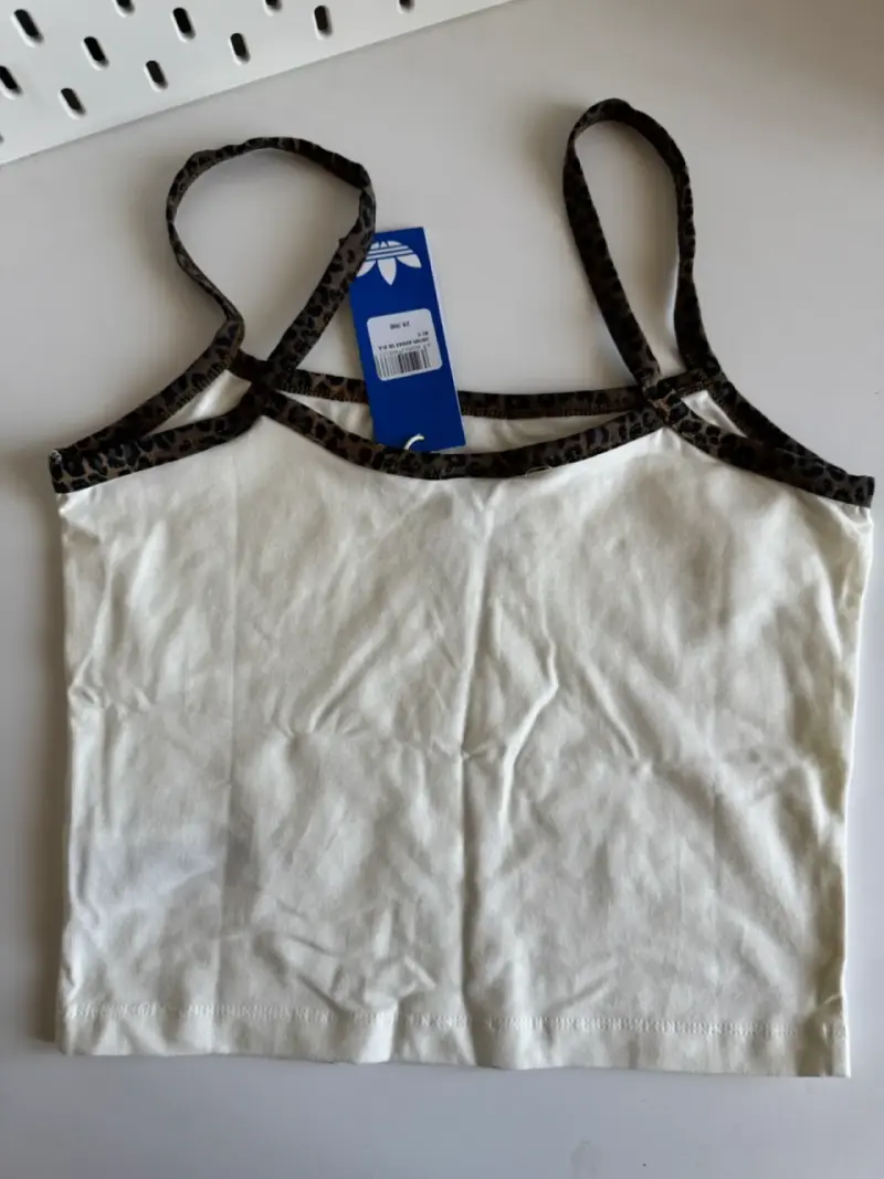 Top de tirantes Adidas con estampado animal - 2