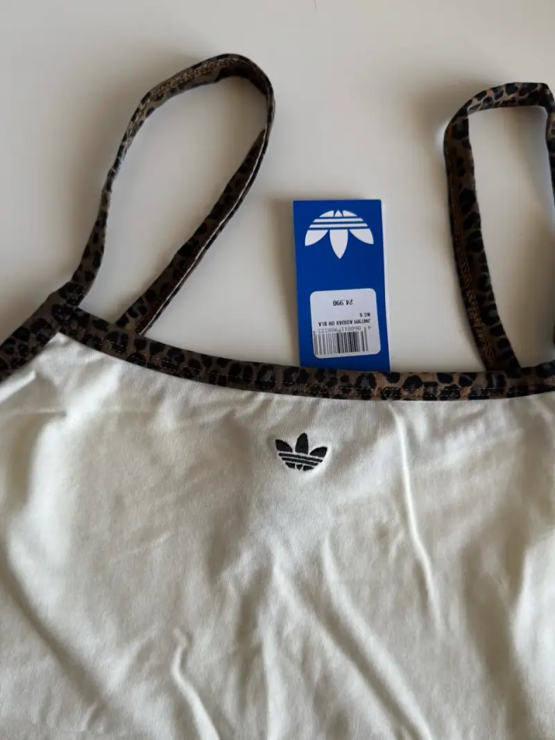 Top de tirantes Adidas con estampado animal - 4