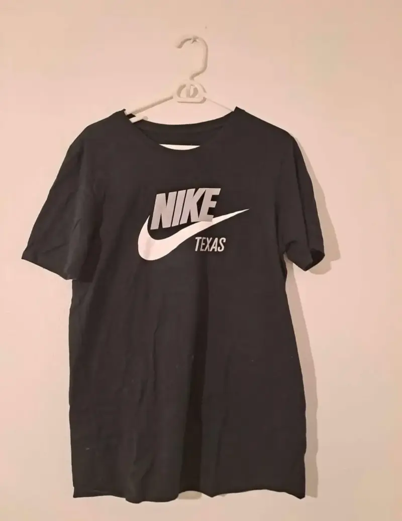Polera Nike Texas negra para hombre