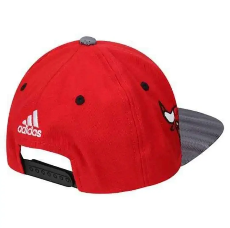 Gorra roja Chicago Bulls Adidas ajustable - 3