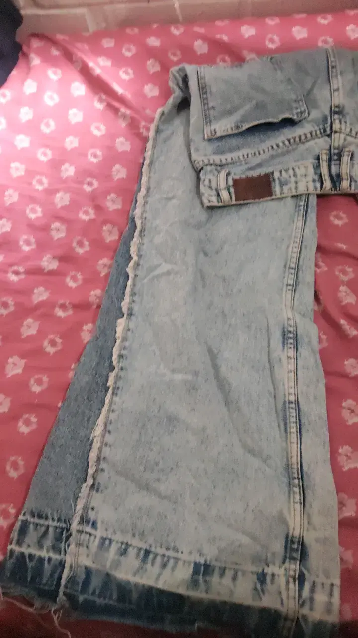 Pantalón ancho desgastados para mujer - 2