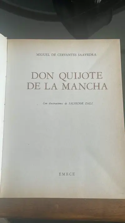 Libro Don Quijote con ilustraciones de Dalí - miniatura 2