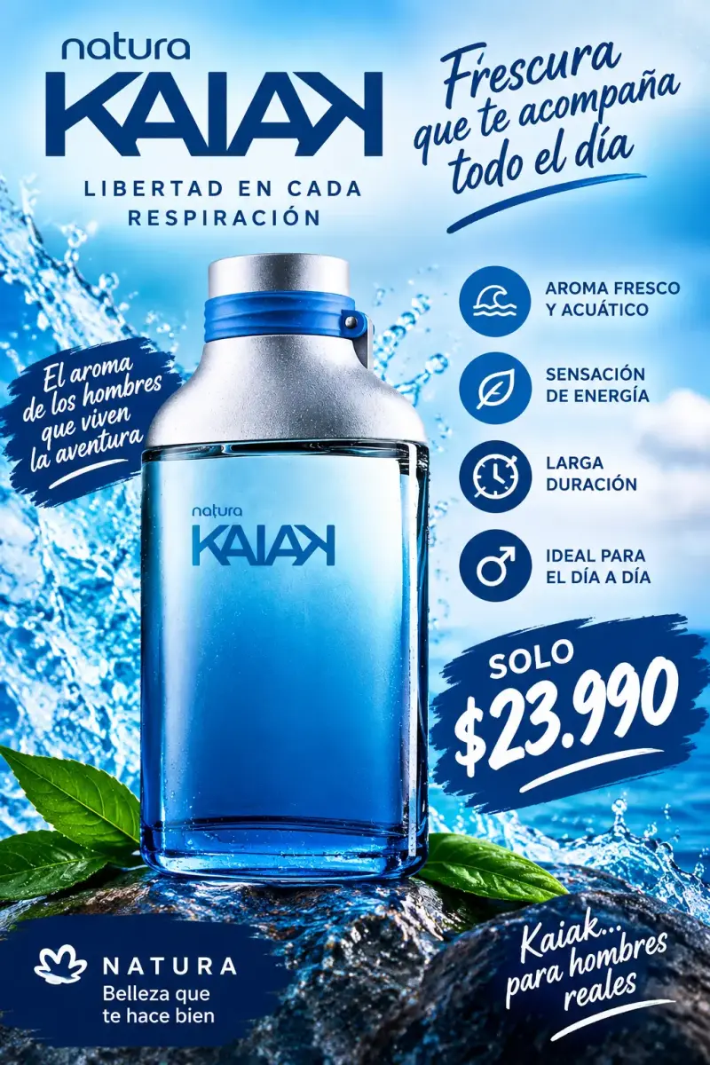 Perfume Natura Kaiak para Hombre 100ml
