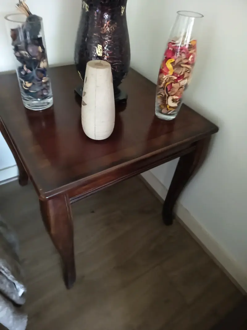 Juego de mesas de centro y laterales de madera - 3