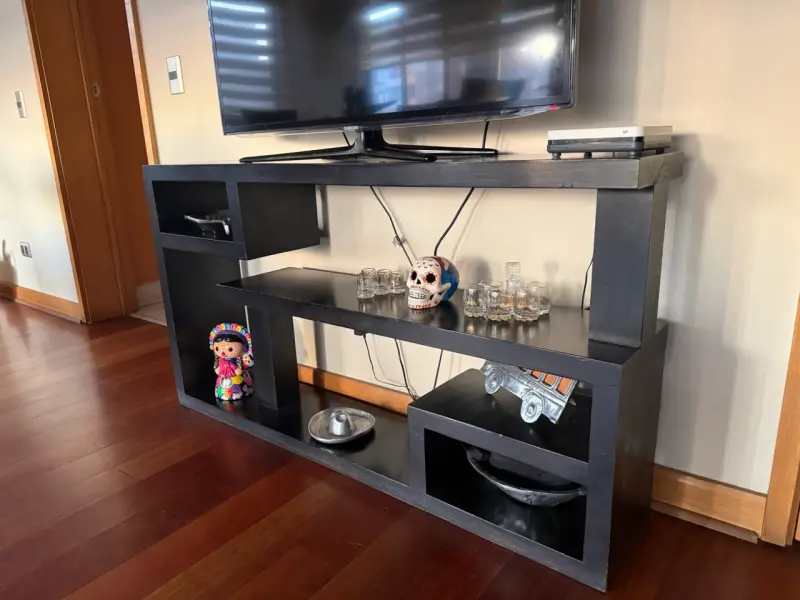 Mueble de TV moderno en madera negra - 2