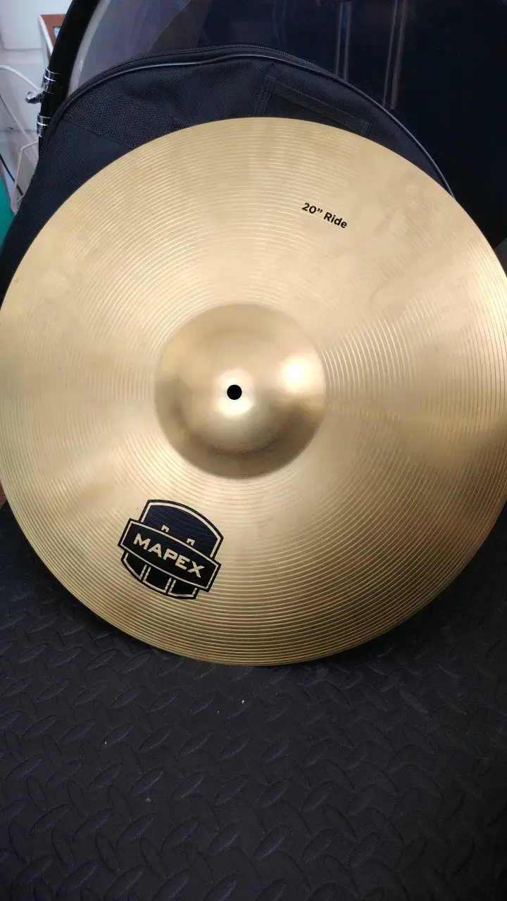 Batería acústica Mapex negra 3 platillos completa - 3