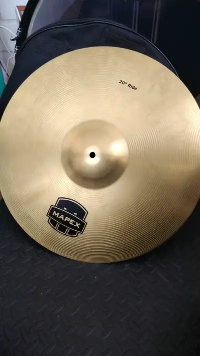 Batería acústica Mapex negra 3 platillos completa - miniatura 3