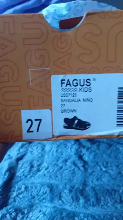 N° 27. Sandalias de cuero marrón para niño Fagus - miniatura 3