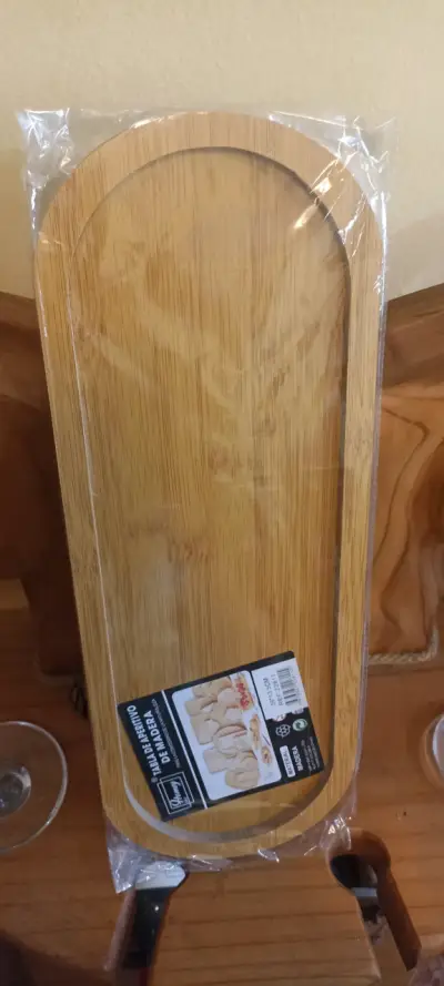 Tabla de aperitivo de madera rectangular - miniatura 1