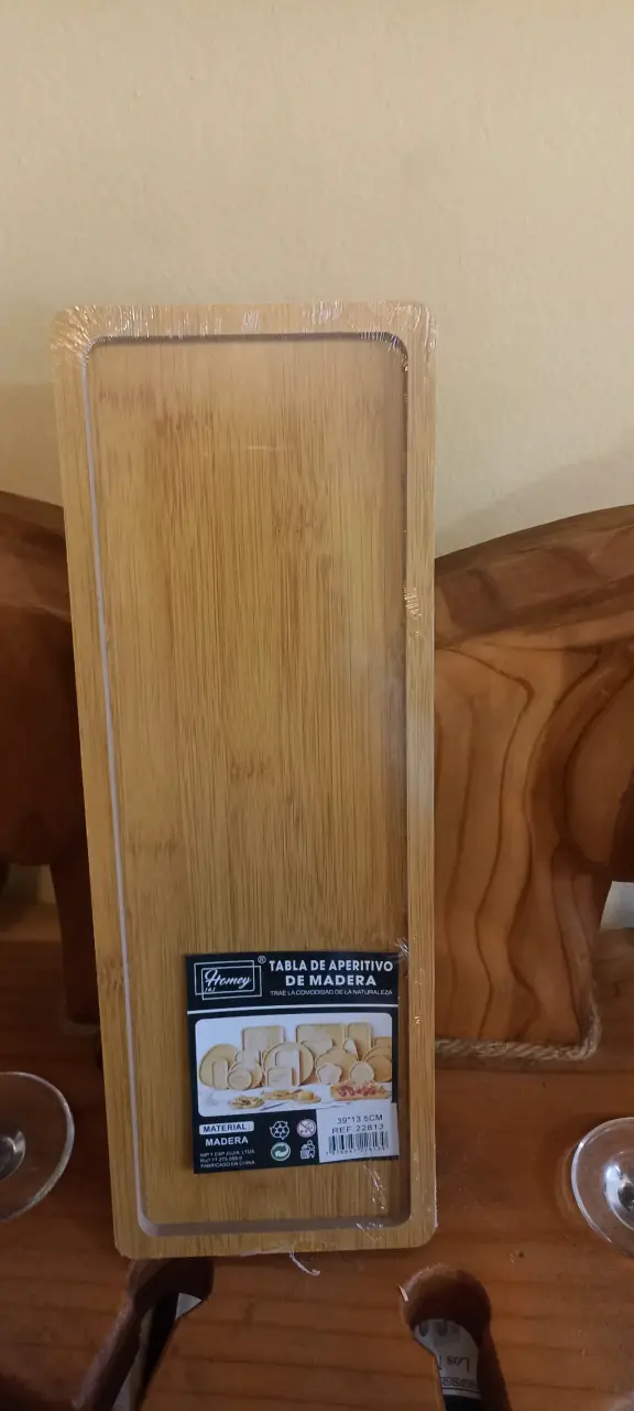Tabla de aperitivo de madera rectangular - 2