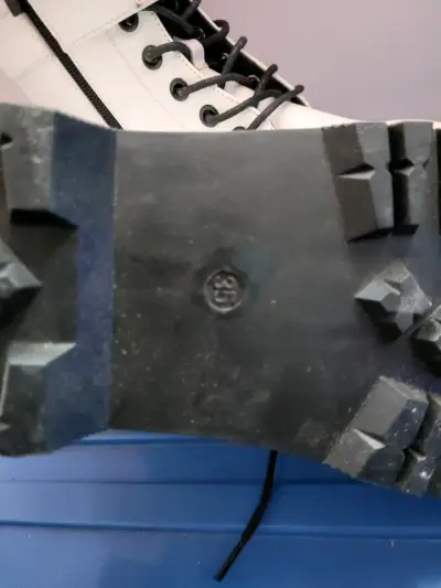 Botas de cuero blancas con plataforma Lándazuri - miniatura 4