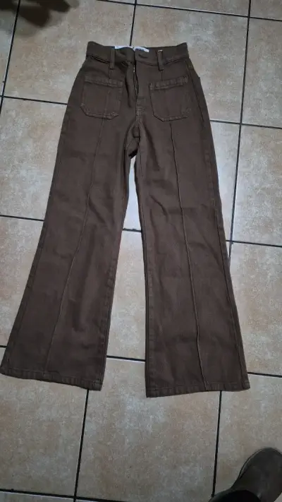 Jeans europeos marrones anchos Cotton On Petite - miniatura 1