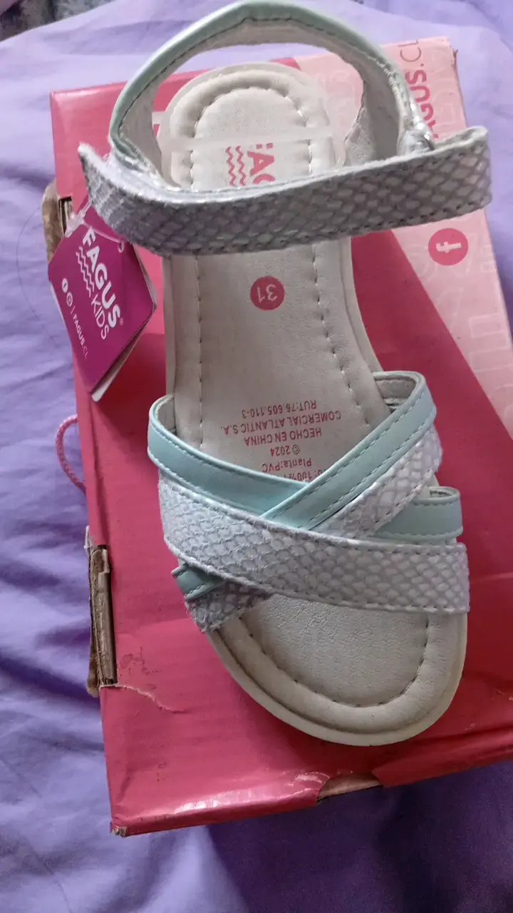 N° 31. Sandalias Fagus Kids para Niña Talla 31 - 1