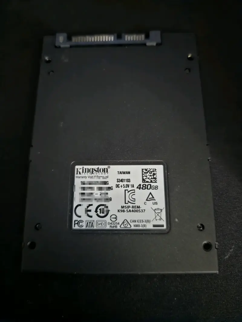 Disco SSD Kingston 480GB en buen estado - 2
