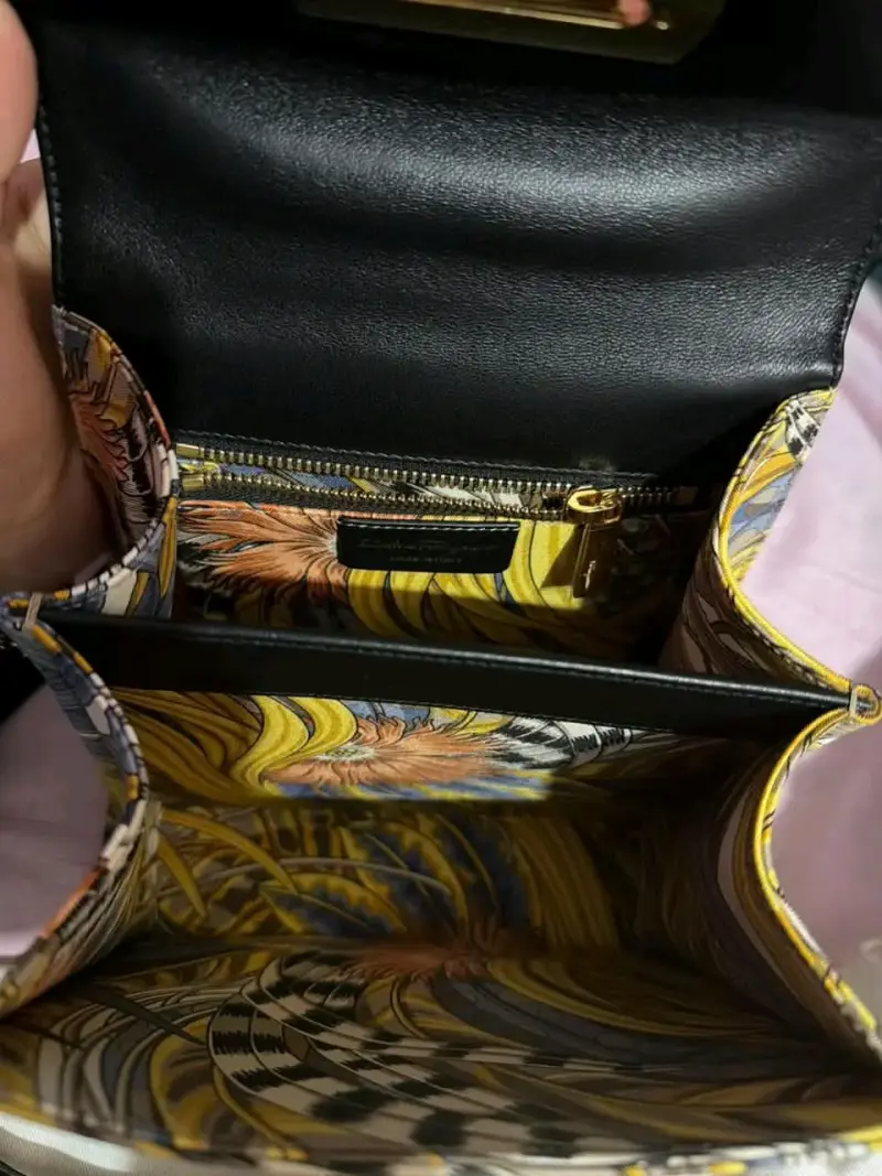 Bolso de mano Ferragamo estampado floral - 4
