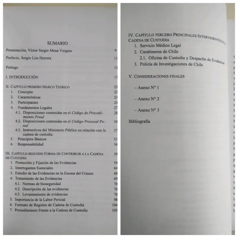 Libro Cadena de Custodia en Ilícitos con Muerte - 2