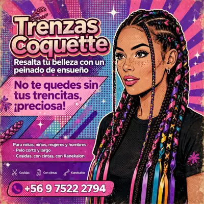 Trenzas Coquette para Niñas y Niños - miniatura 1