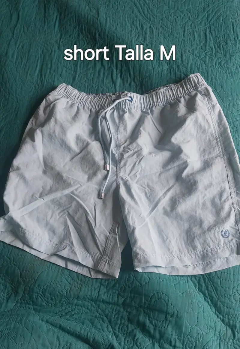 Short de baño azul claro talla M - 1