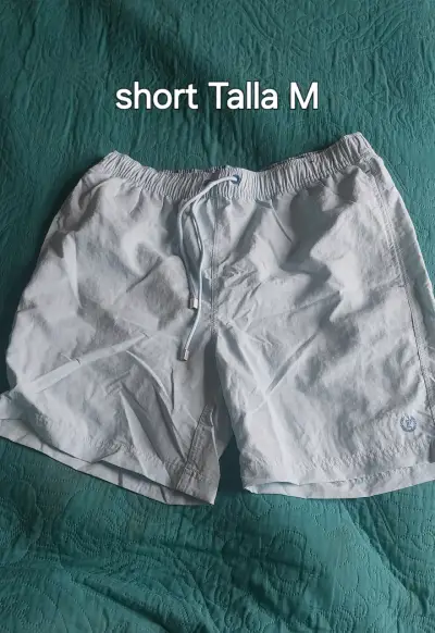 Short de baño azul claro talla M - miniatura 1