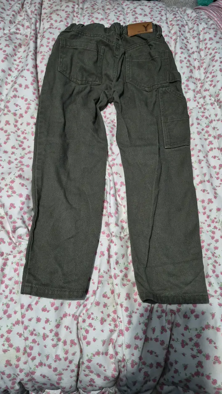 Pantalones verdes para niño talla 6 - 2