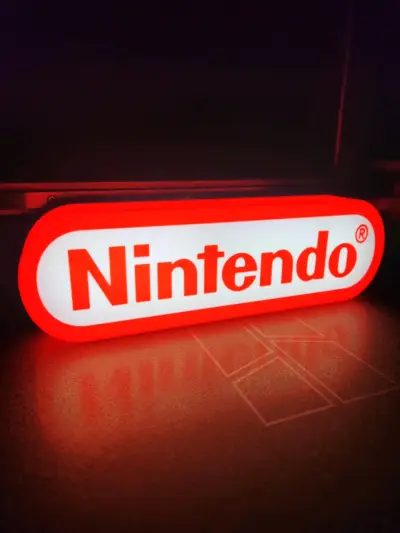 Letrero Luminoso Nintendo Decorativo - miniatura 1