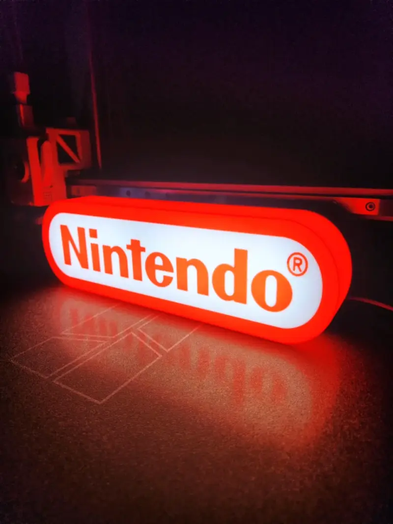 Letrero Luminoso Nintendo Decorativo - 3