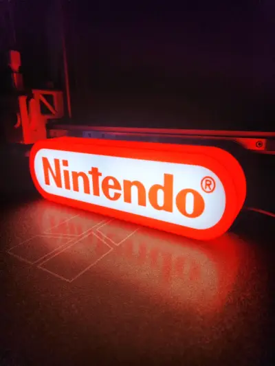 Letrero Luminoso Nintendo Decorativo - miniatura 3