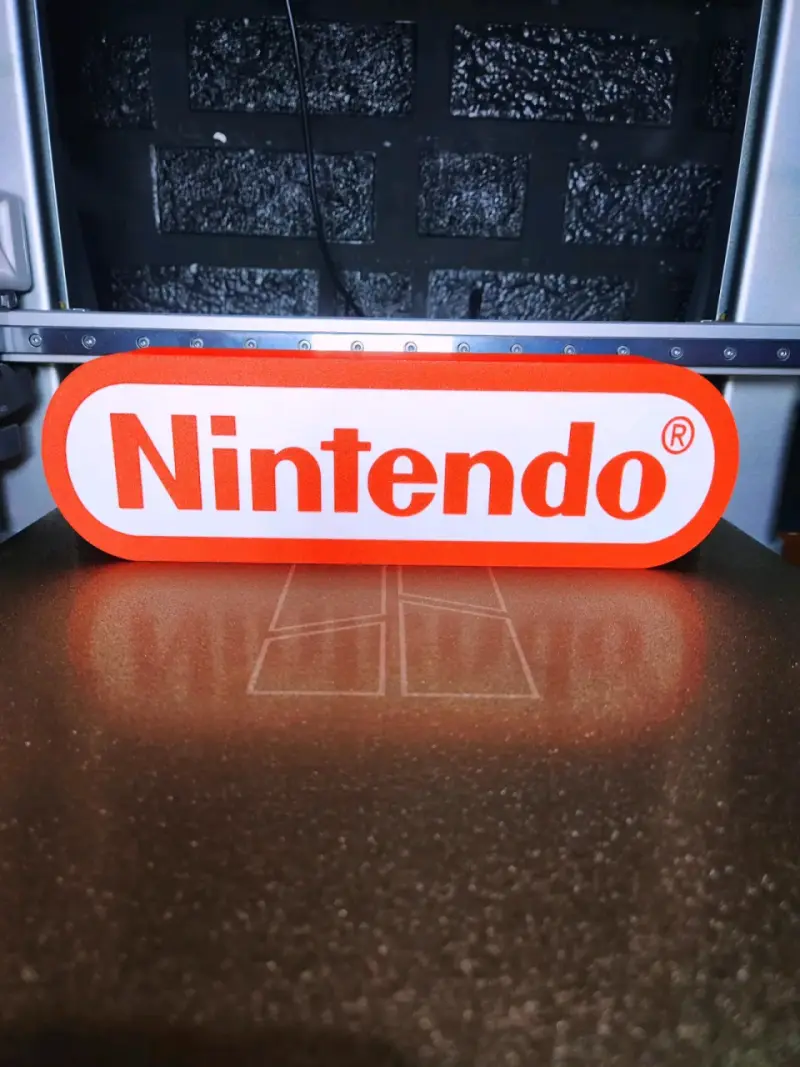 Letrero Luminoso Nintendo Decorativo - 4