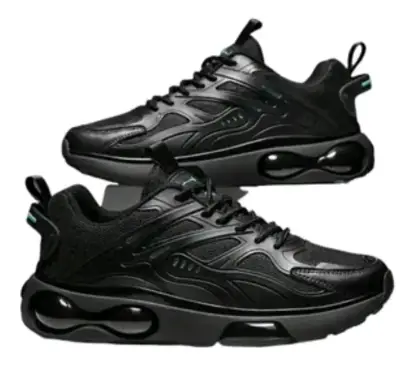Zapatillas deportivas negras con diseño moderno - miniatura 1