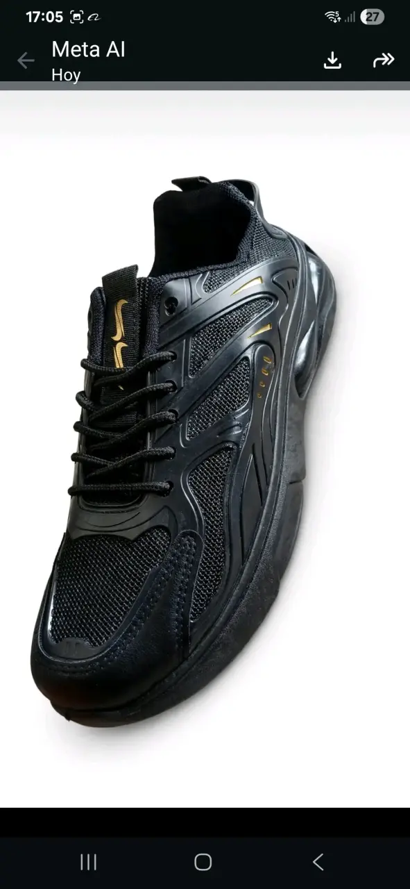 Zapatillas deportivas negras con diseño moderno - 2