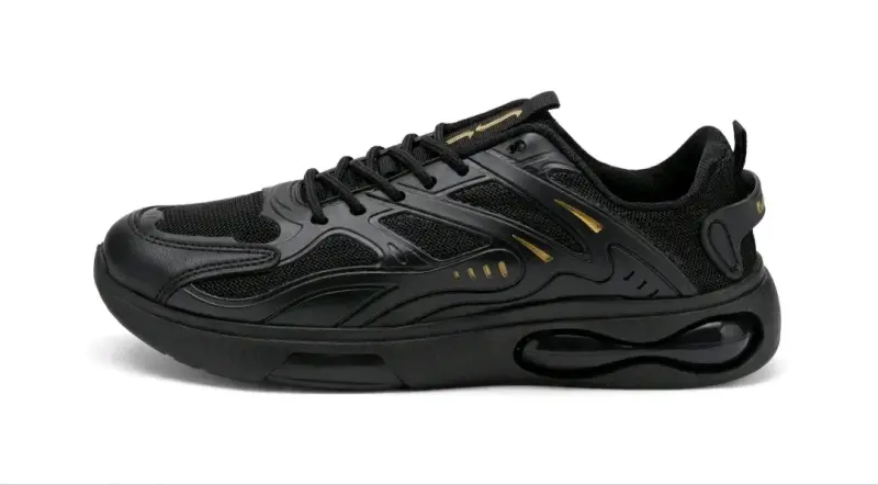 Zapatillas deportivas negras con diseño moderno - 4