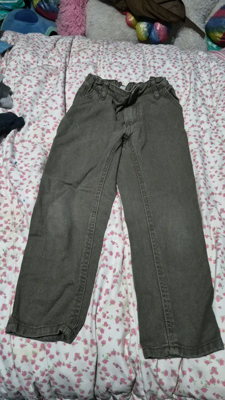 Pantalones verdes para niño talla 6 - 1