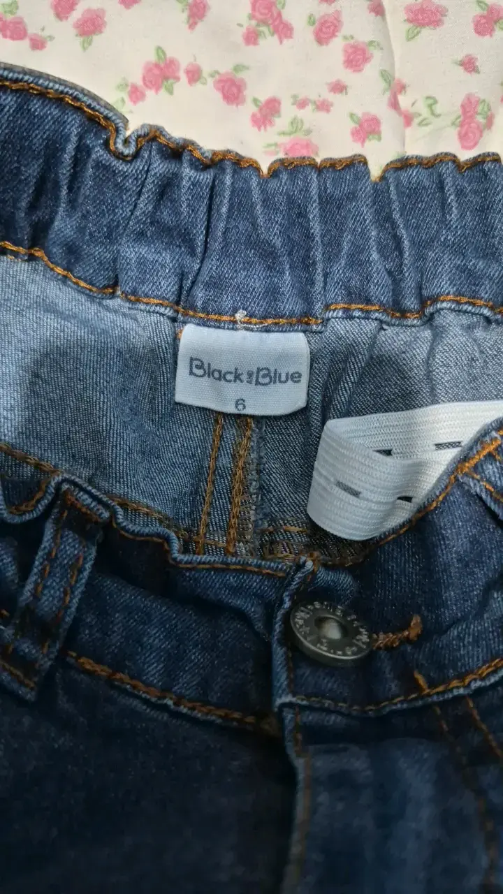 Jeans de mezclilla para niños talla 6 - 3