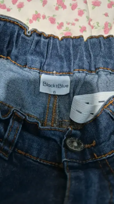 Jeans de mezclilla para niños talla 6 - miniatura 3