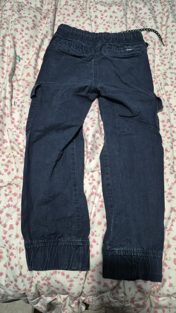 Pantalones jogger denim azul para niños - 2