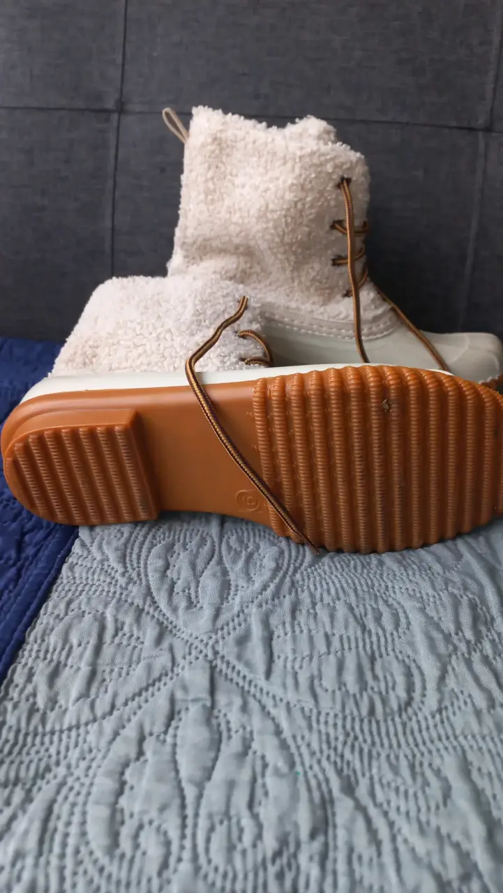 Botas de invierno con forro de lana beige - 2