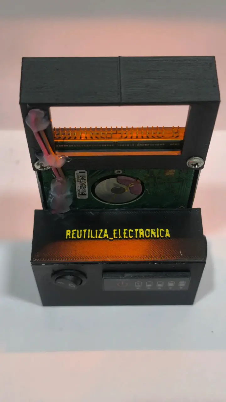 Disco duro 2.5 lámpara led - artesanía electrónica - 6