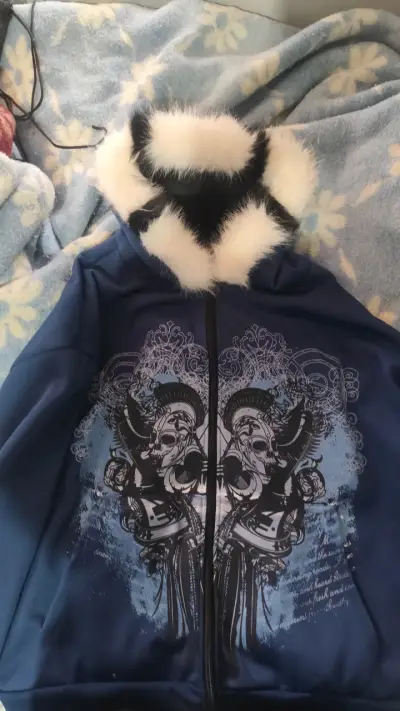 Chaqueta Y2K peluda - miniatura 1