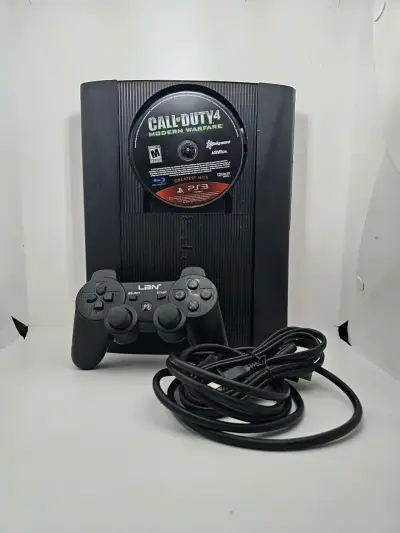 Sony PlayStation 3 Super Slim 500GB + 25 Juegos - miniatura 2
