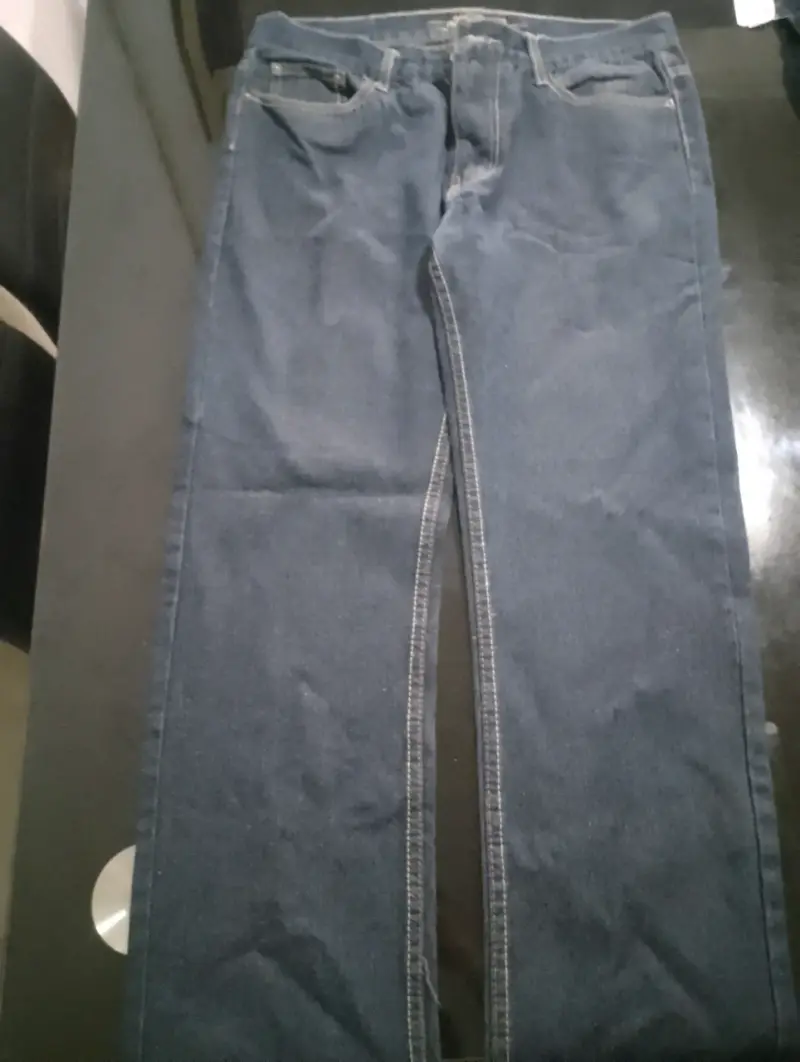 Jeans de mezclilla azul para hombre - 1
