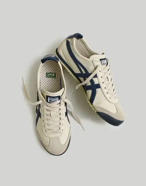 Zapatillas deportivas Onitsuka Tiger blancas y azules - 1