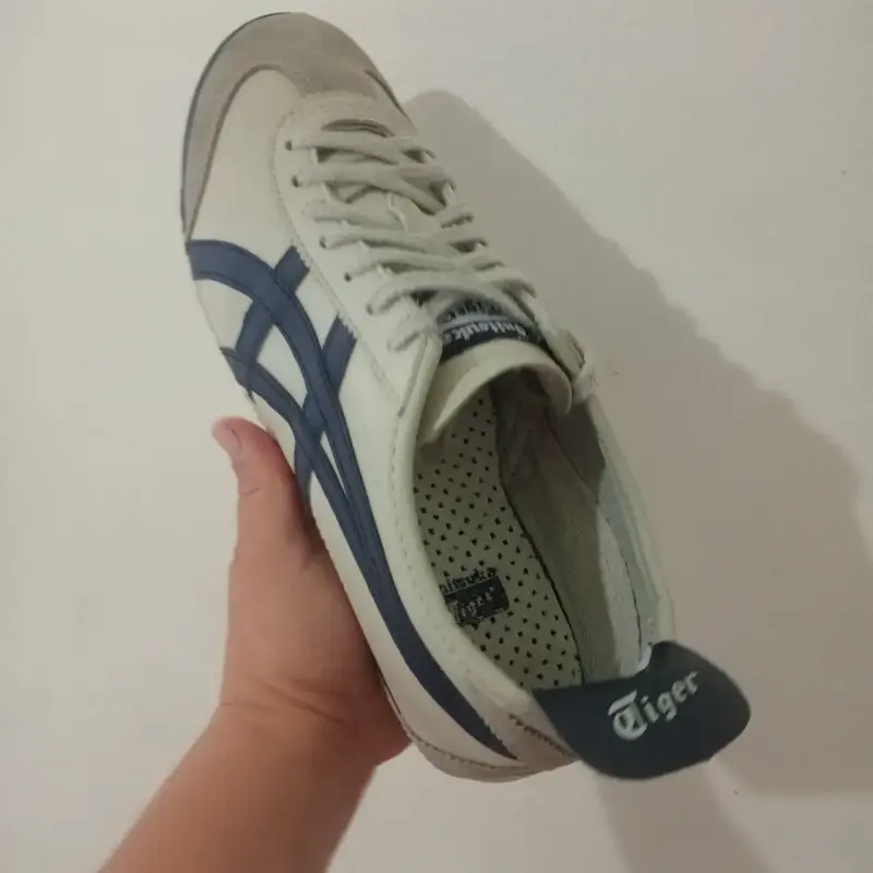 Zapatillas deportivas Onitsuka Tiger blancas y azules - 6